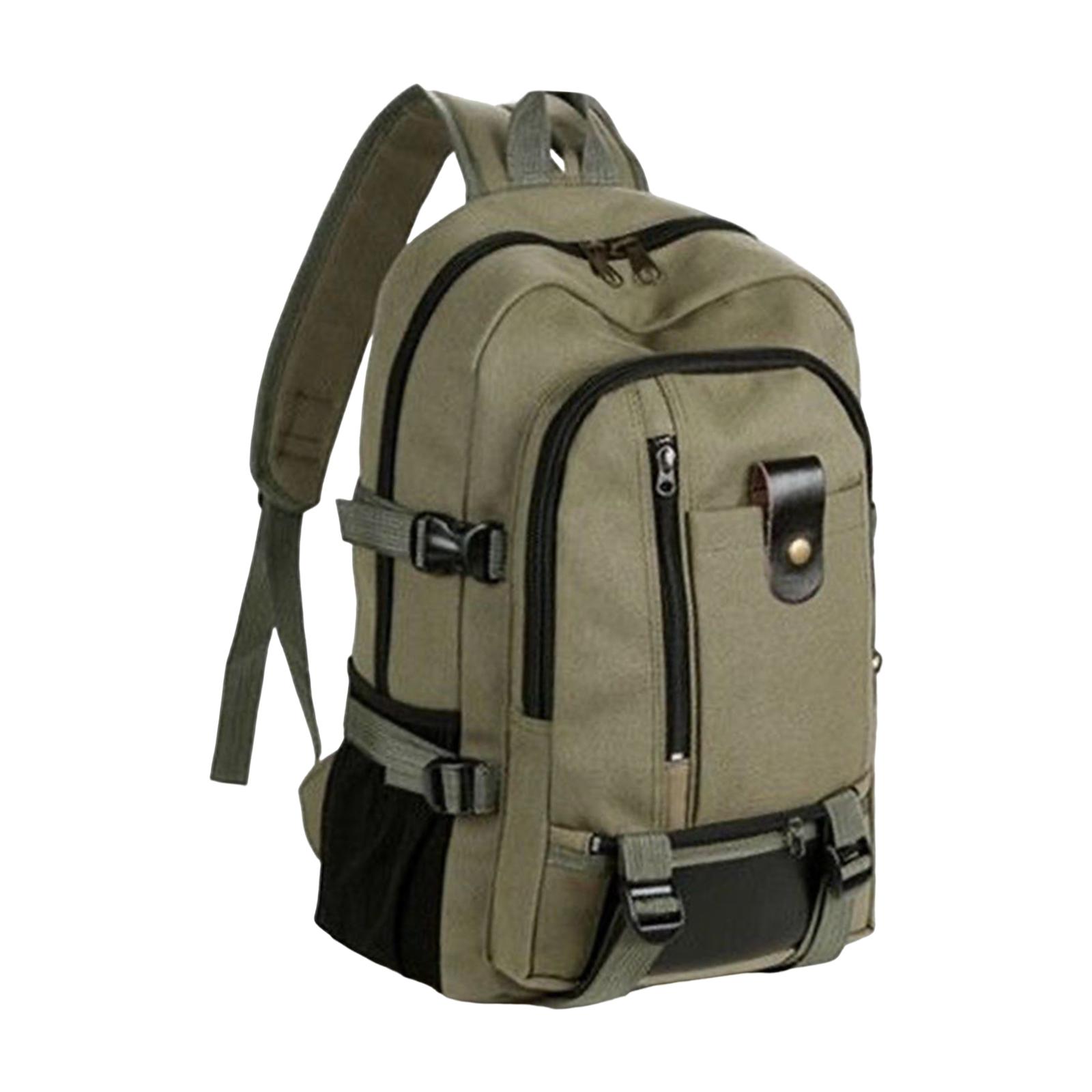Mochila de viagem grande em lo - Canvas Backpack Casual avaliação e preço